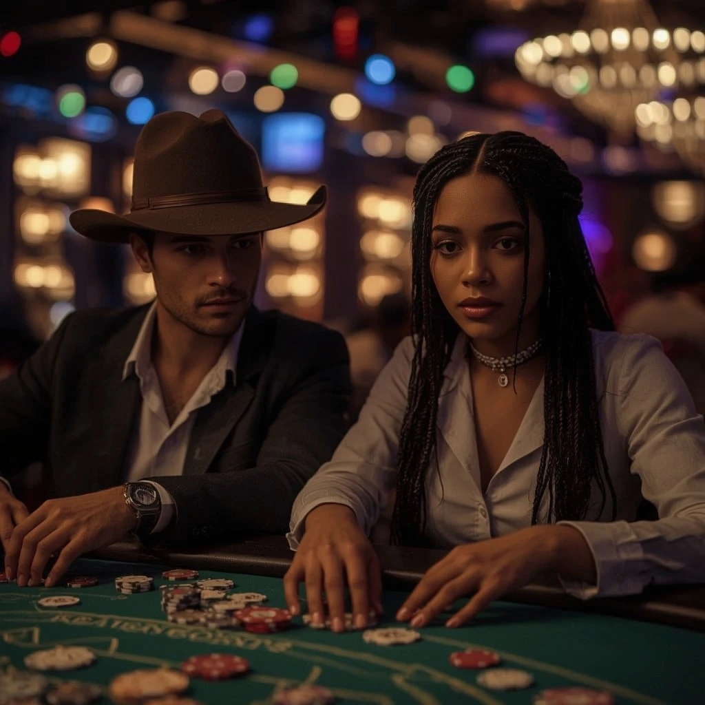 foto di due giocatori di poker BET1182 CASINO