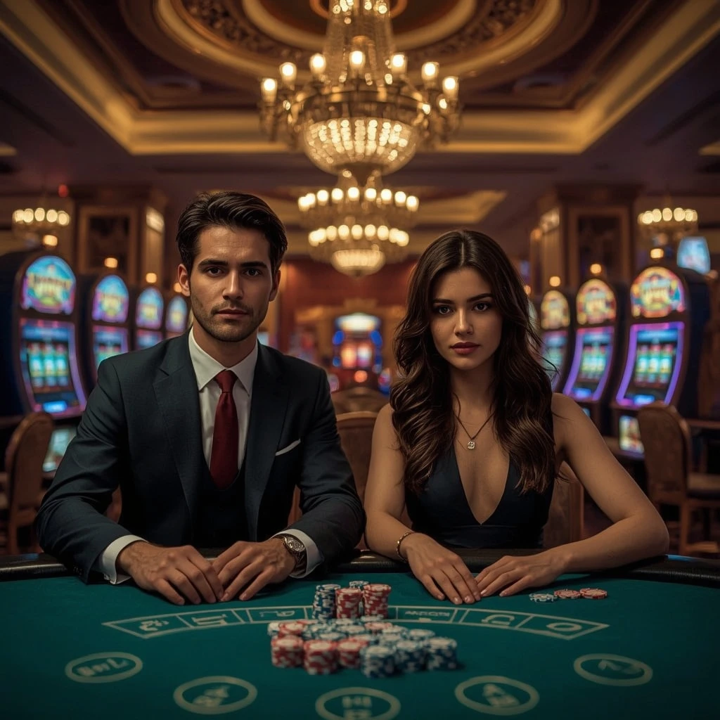 Due giocatori di poker al BET1182 CASINO